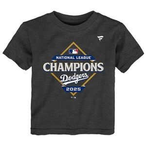 Fanatics Kids' Gray National League Champions Tee,Size 4T MSRP $26.00